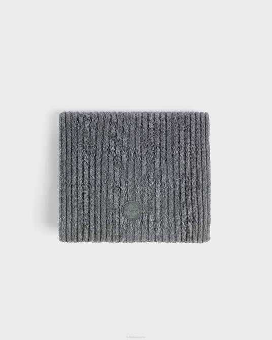 Ted Baker hombres 2ZFP2028 accesorios bufanda camen punto cardigan gris