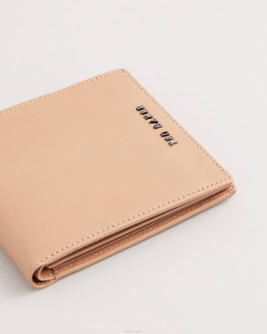 Ted Baker hombres 2ZFP2076 accesorios cartera de cuero plegada Samed natural