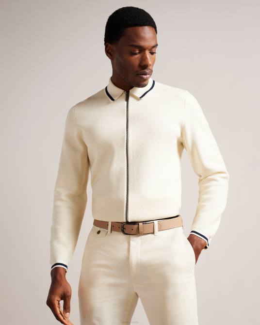 Ted Baker hombres 2ZFP1832 accesorios cinturón de cuero grisham marrón