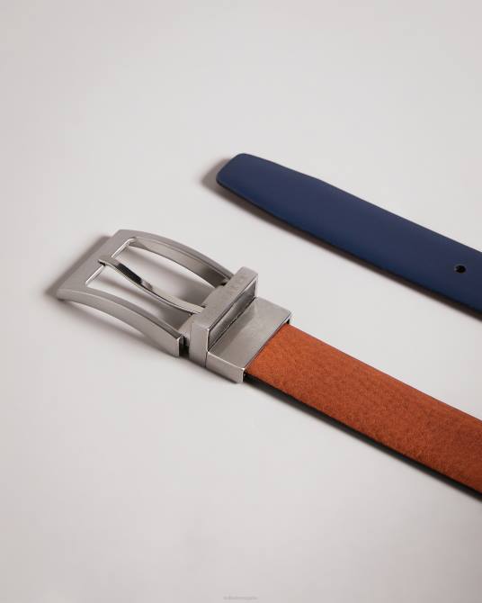 Ted Baker hombres 2ZFP1842 accesorios cinturón reversible de piel karmer broncearse