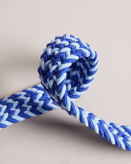 Ted Baker hombres 2ZFP1861 accesorios cinturón elástico tejido callen azul