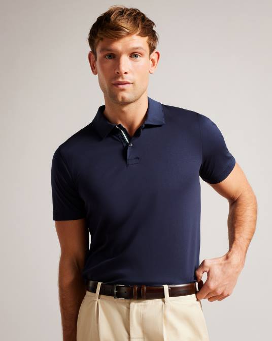 Ted Baker hombres 2ZFP1940 accesorios cinturón de cuero grabado harvii chocolate marrón