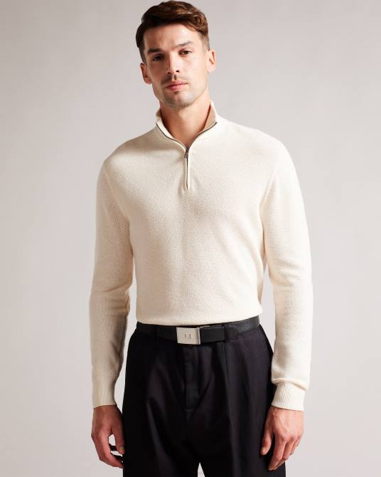 Ted Baker hombres 2ZFP1952 accesorios cinturón Aydon con hebilla texturizada negro