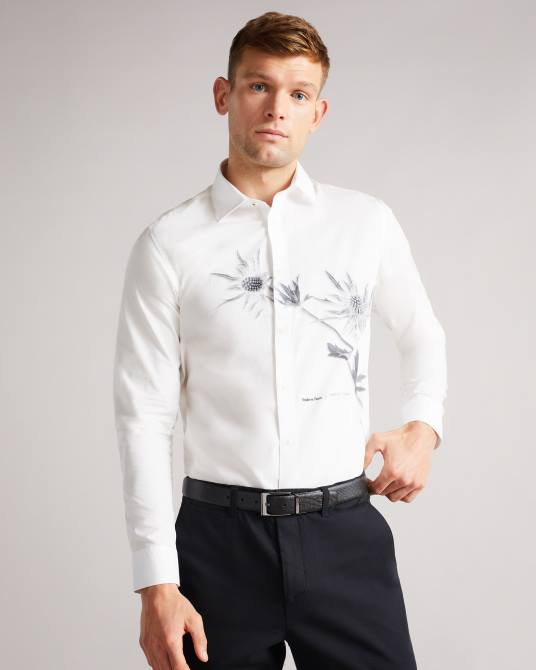 Ted Baker hombres 2ZFP1988 accesorios cinturón reversible de piel con dos tramas cruzadas negro