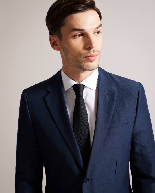 Ted Baker hombres 2ZFP1884 accesorios corbata de seda otomana moorez negro