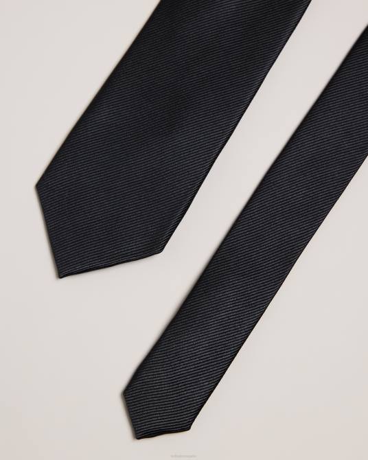 Ted Baker hombres 2ZFP1884 accesorios corbata de seda otomana moorez negro