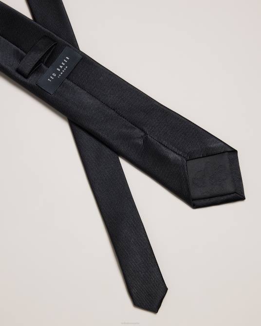 Ted Baker hombres 2ZFP1884 accesorios corbata de seda otomana moorez negro