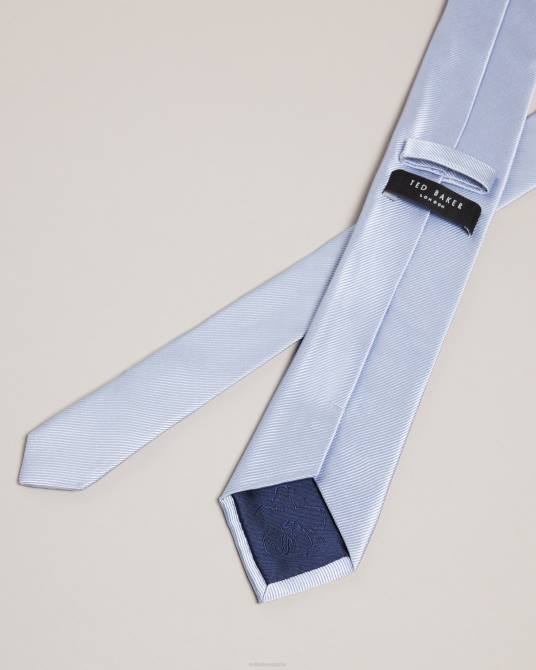 Ted Baker hombres 2ZFP1920 accesorios corbata de seda otomana moorez azul claro