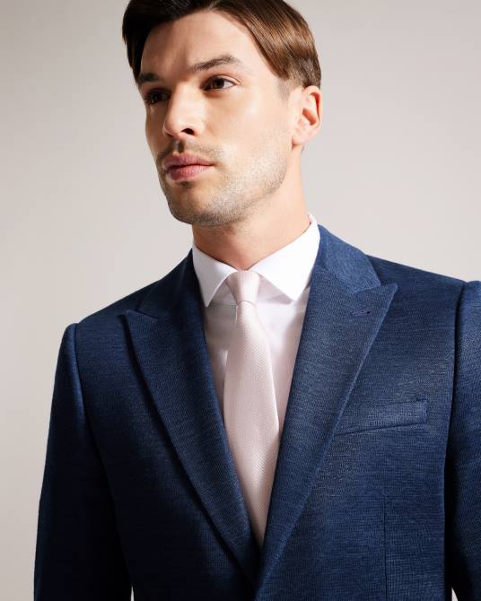 Ted Baker hombres 2ZFP1960 accesorios corbata con textura Phillo Rosado oscuro