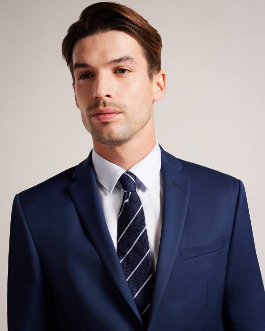 Ted Baker hombres 2ZFP1995 accesorios corbata de seda a rayas luciio Armada