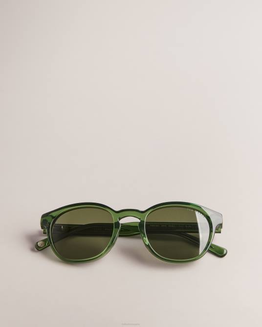 Ted Baker hombres 2ZFP1936 accesorios gafas de sol monocromáticas clásicas grnavi verde