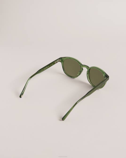 Ted Baker hombres 2ZFP1936 accesorios gafas de sol monocromáticas clásicas grnavi verde