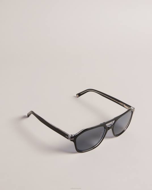 Ted Baker hombres 2ZFP2060 accesorios gafas de sol de aviador geométricas blkavi negro