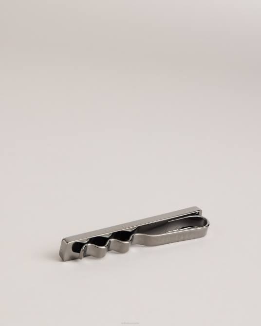 Ted Baker hombres 2ZFP2020 accesorios Juego de gemelos y alfiler de corbata de metal klassik. blk-gunmtl