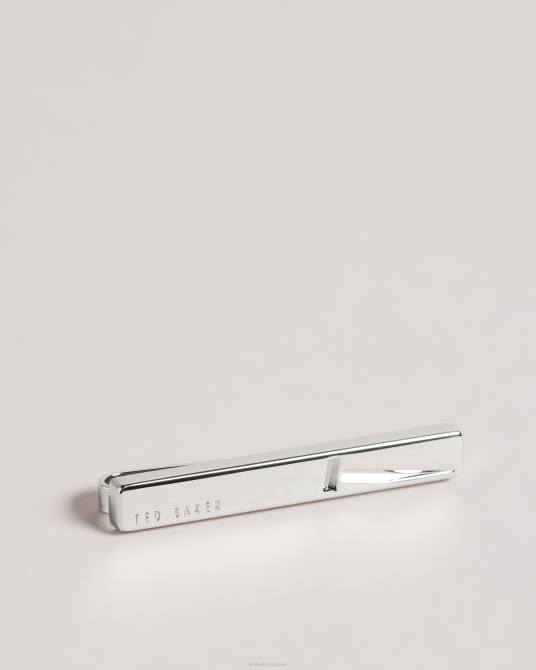 Ted Baker hombres 2ZFP2025 accesorios Juego de gemelos y alfiler de corbata de metal klassik. color plata