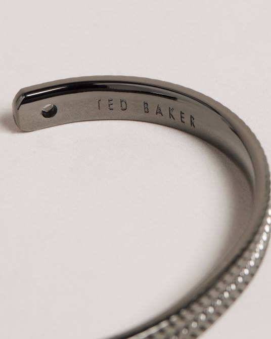 Ted Baker hombres 2ZFP1941 accesorios brazalete tejido Gymmy en relieve negro