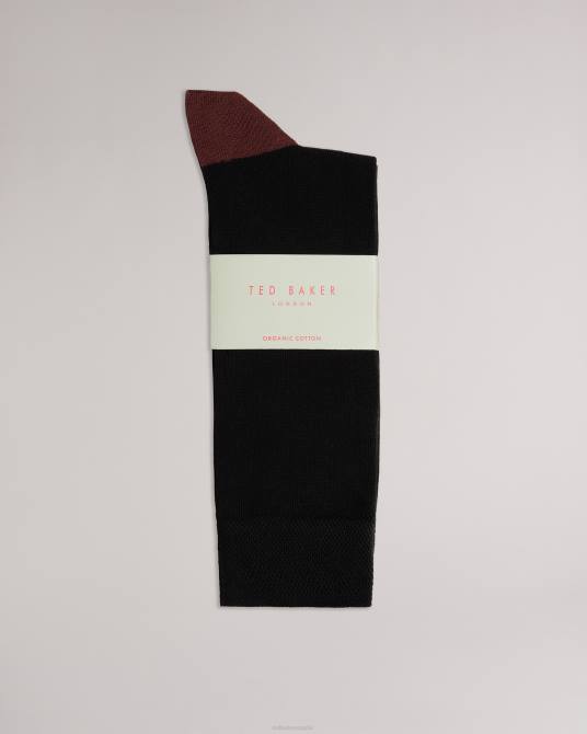 Ted Baker hombres 2ZFP1935 accesorios calcetín liso clásico negro