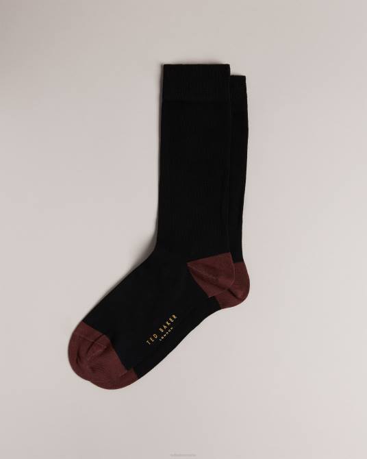 Ted Baker hombres 2ZFP1935 accesorios calcetín liso clásico negro