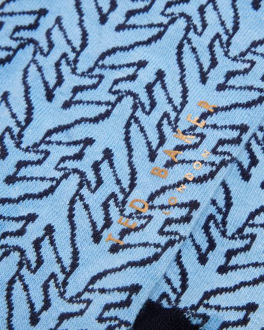 Ted Baker hombres 2ZFP1992 accesorios calcetines de tripulación de avión aerosok azul