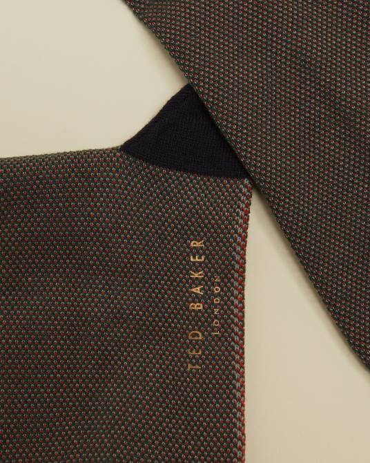 Ted Baker hombres 2ZFP2079 accesorios calcetines joaquin rayas colores naranja dk