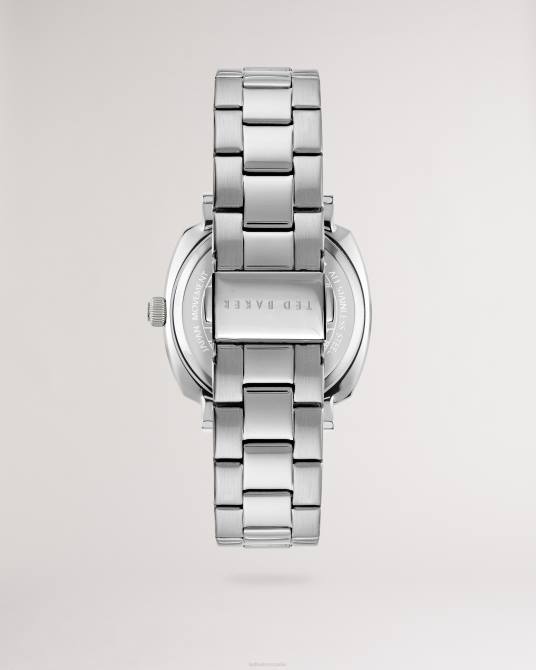 Ted Baker hombres 2ZFP1945 accesorios reloj con pulsera de acero inoxidable de un cuarto de galón plata