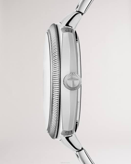 Ted Baker hombres 2ZFP1945 accesorios reloj con pulsera de acero inoxidable de un cuarto de galón plata