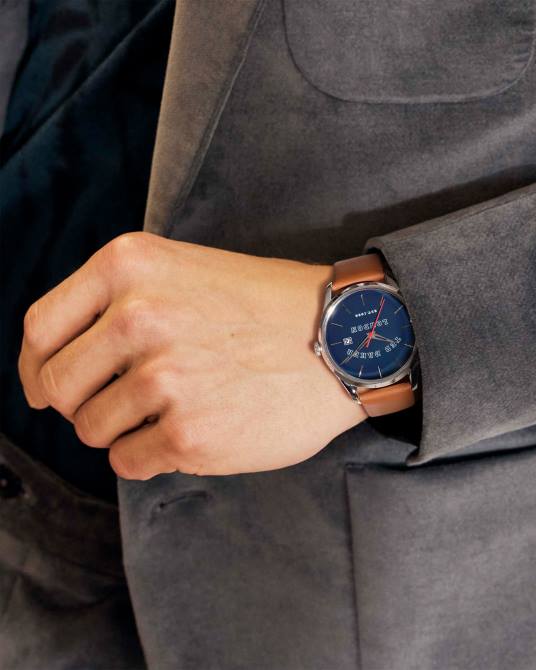 Ted Baker hombres 2ZFP2044 accesorios reloj con correa de cuero gravl broncearse