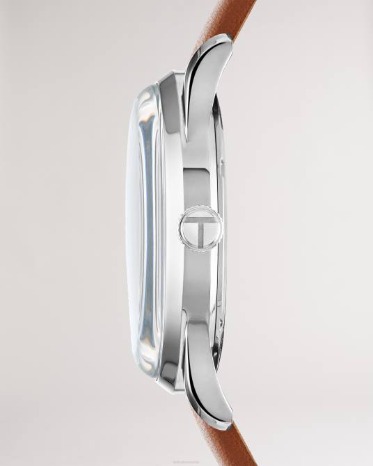 Ted Baker hombres 2ZFP2044 accesorios reloj con correa de cuero gravl broncearse