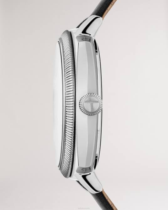 Ted Baker hombres 2ZFP2052 accesorios Reloj timi con correa de piel lisa negra. negro