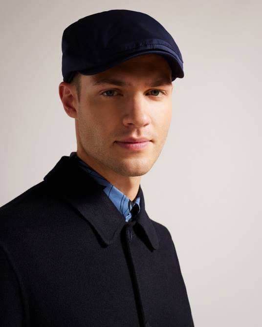 Ted Baker hombres 2ZFP1801 accesorios gorra plana resistente al agua ehtannn Armada