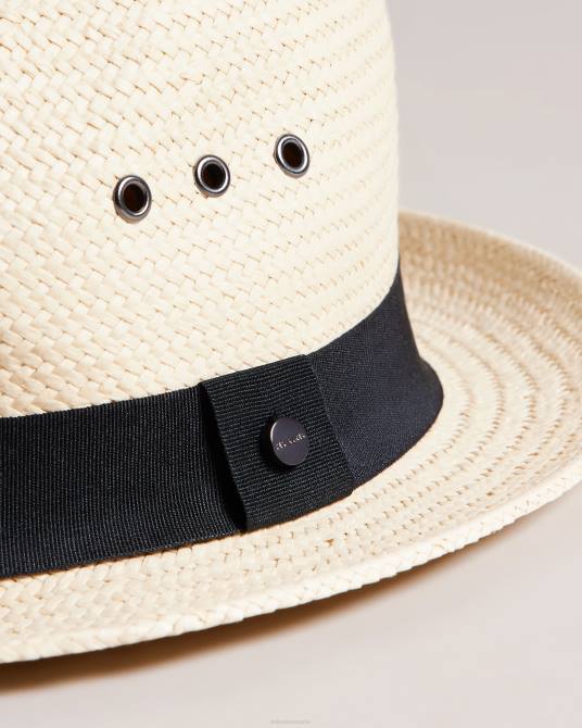 Ted Baker hombres 2ZFP1874 accesorios trilby de paja aydinn natural