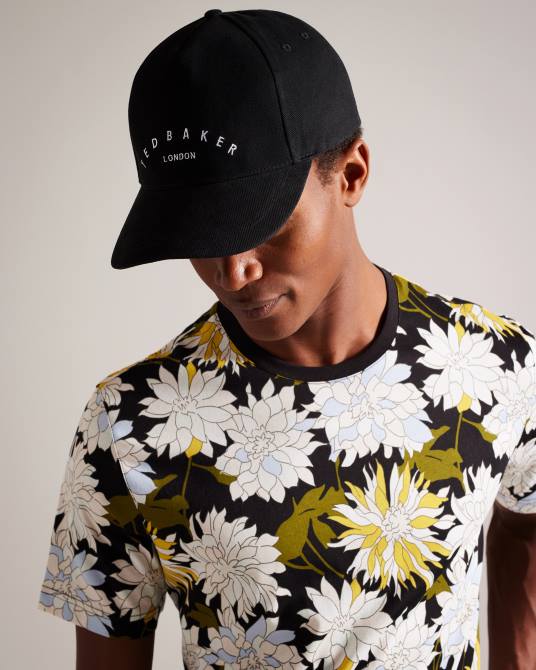 Ted Baker hombres 2ZFP1999 accesorios gorra con la marca frreddi negro