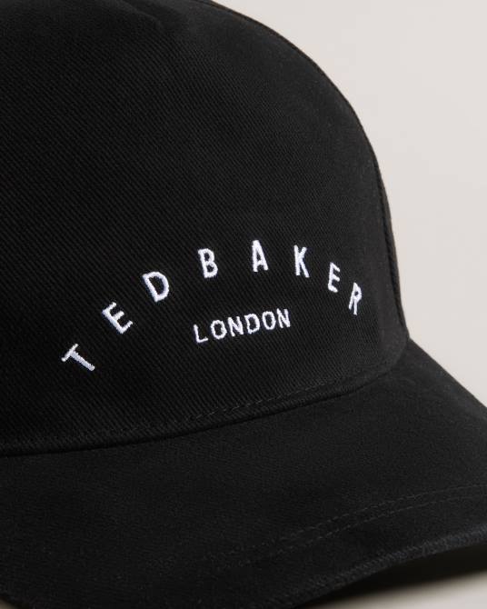 Ted Baker hombres 2ZFP1999 accesorios gorra con la marca frreddi negro