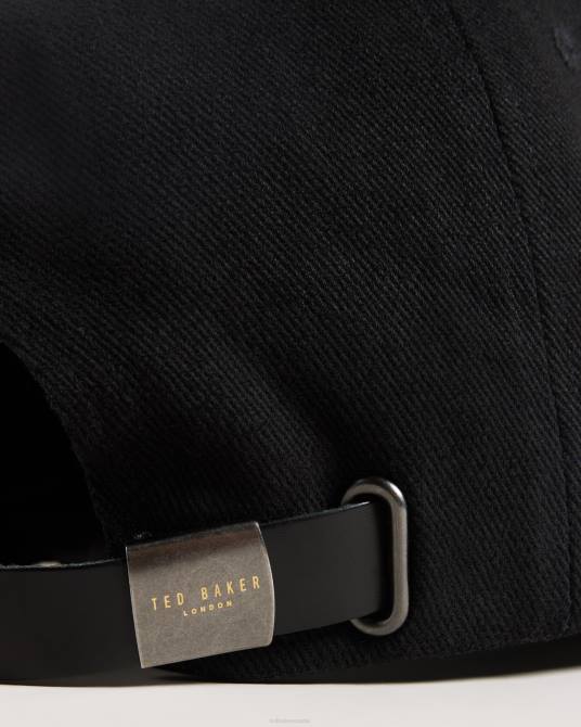 Ted Baker hombres 2ZFP1999 accesorios gorra con la marca frreddi negro