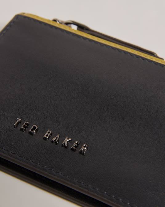 Ted Baker hombres 2ZFP1938 accesorios tarjetero finnis con detalle en contraste negro