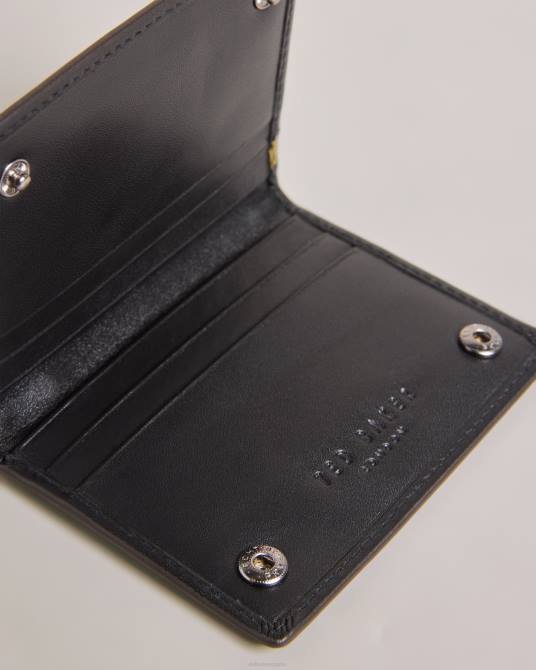 Ted Baker hombres 2ZFP1938 accesorios tarjetero finnis con detalle en contraste negro