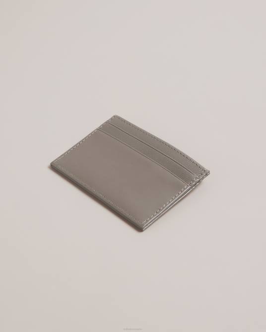 Ted Baker hombres 2ZFP2030 accesorios tarjetero con grabado láser de tencard carbón