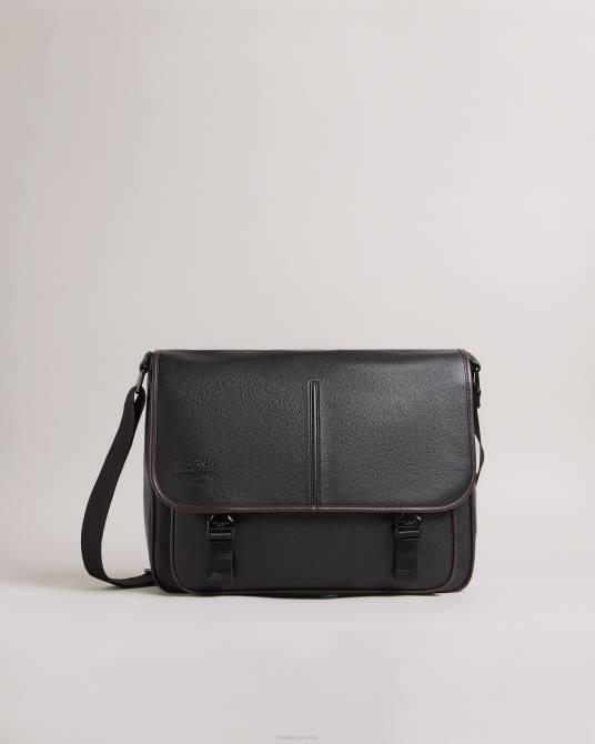 Ted Baker hombres 2ZFP1742 bolsas bolso bandolera josper de piel sintética negro