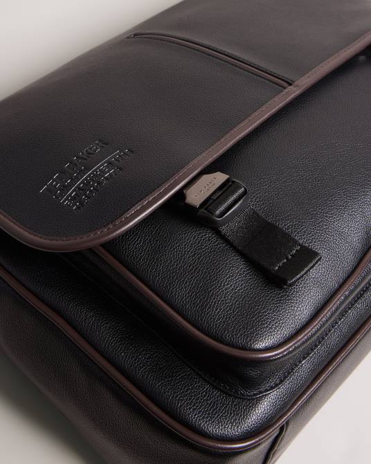 Ted Baker hombres 2ZFP1742 bolsas bolso bandolera josper de piel sintética negro