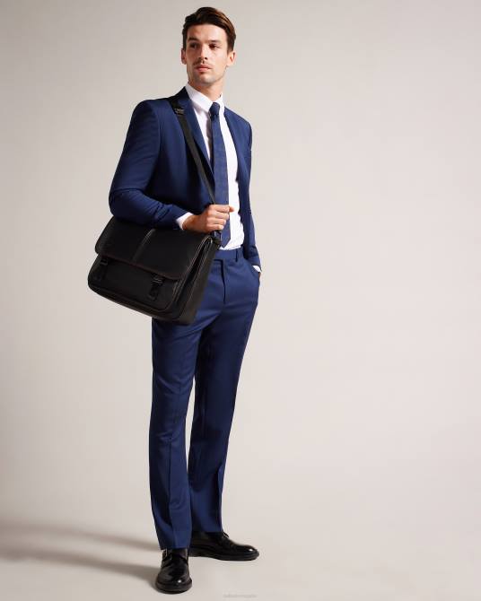 Ted Baker hombres 2ZFP1742 bolsas bolso bandolera josper de piel sintética negro