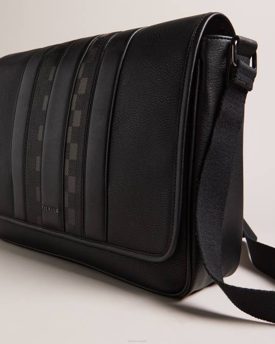Ted Baker hombres 2ZFP1753 bolsas bolso bandolera wayvon house check pu negro