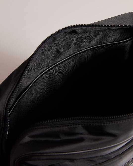 Ted Baker hombres 2ZFP1760 bolsas bolso bandolera deportivo retro de sarga Matts negro