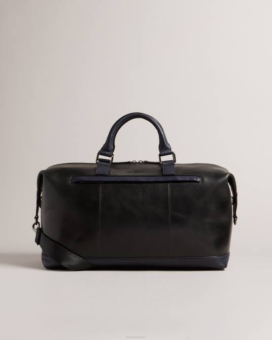 Ted Baker hombres 2ZFP1732 bolsas bolso de mano de piel de raygon con correa de cincha negro