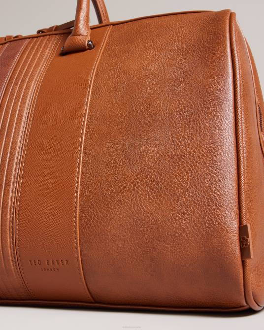 Ted Baker hombres 2ZFP1751 bolsas bolsa de viaje evyday de poliuretano a rayas broncearse