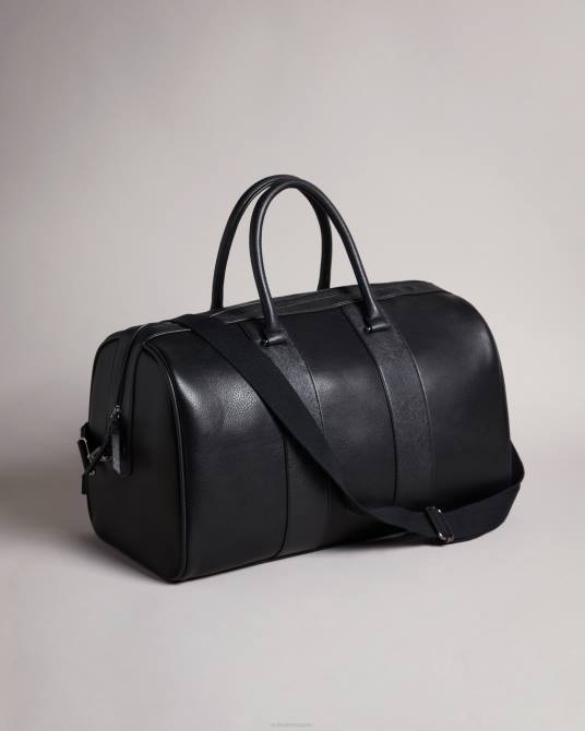 Ted Baker hombres 2ZFP1755 bolsas bolsa de viaje evyday de poliuretano a rayas negro