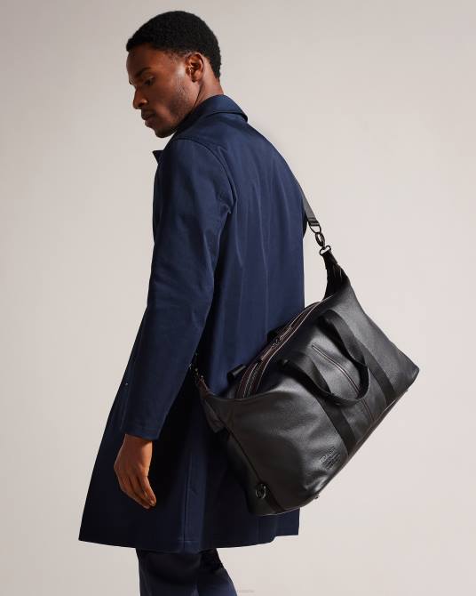 Ted Baker hombres 2ZFP1757 bolsas bolsa de viaje josua de piel sintética negro