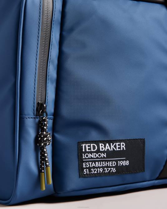 Ted Baker hombres 2ZFP1762 bolsas bolsa de viaje de goma hyke Armada