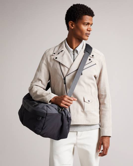 Ted Baker hombres 2ZFP1787 bolsas bolso de mano de nailon con alicates negro