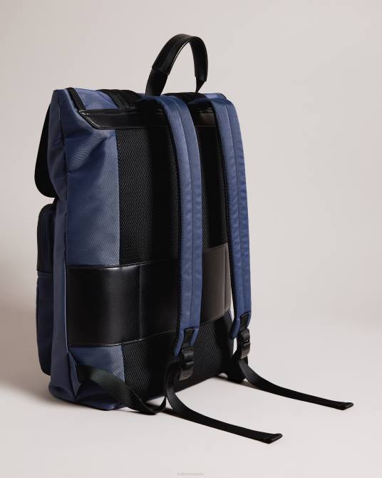Ted Baker hombres 2ZFP1763 bolsas mochila komute de nailon Armada