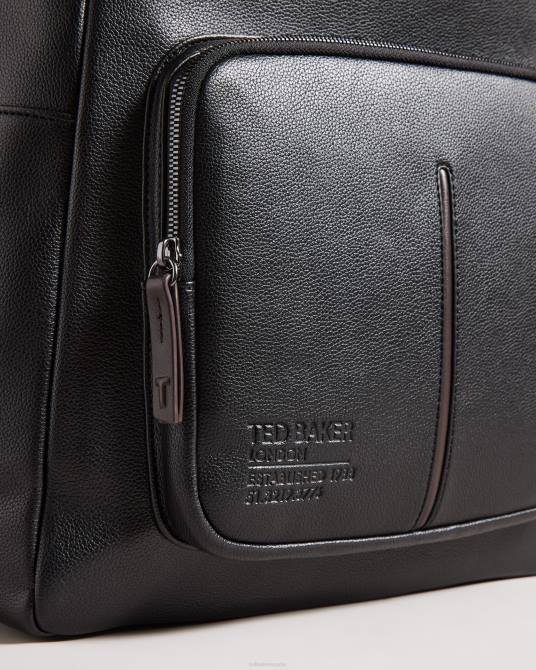 Ted Baker hombres 2ZFP1771 bolsas mochila joss de piel sintética negro